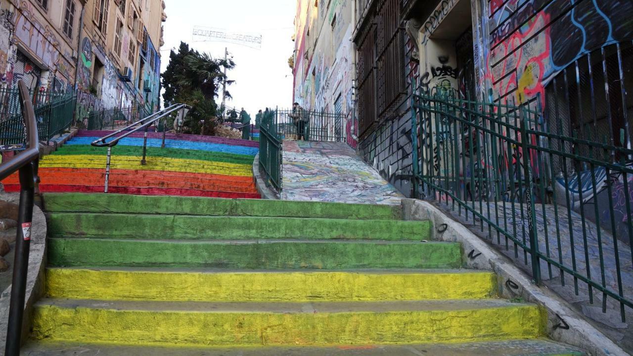 Quartier Des Createurs "La Plaine Cours Julien" Chambre Privee Dans Appartement Menage Frequent Des Parties Commune マルセイユ エクステリア 写真