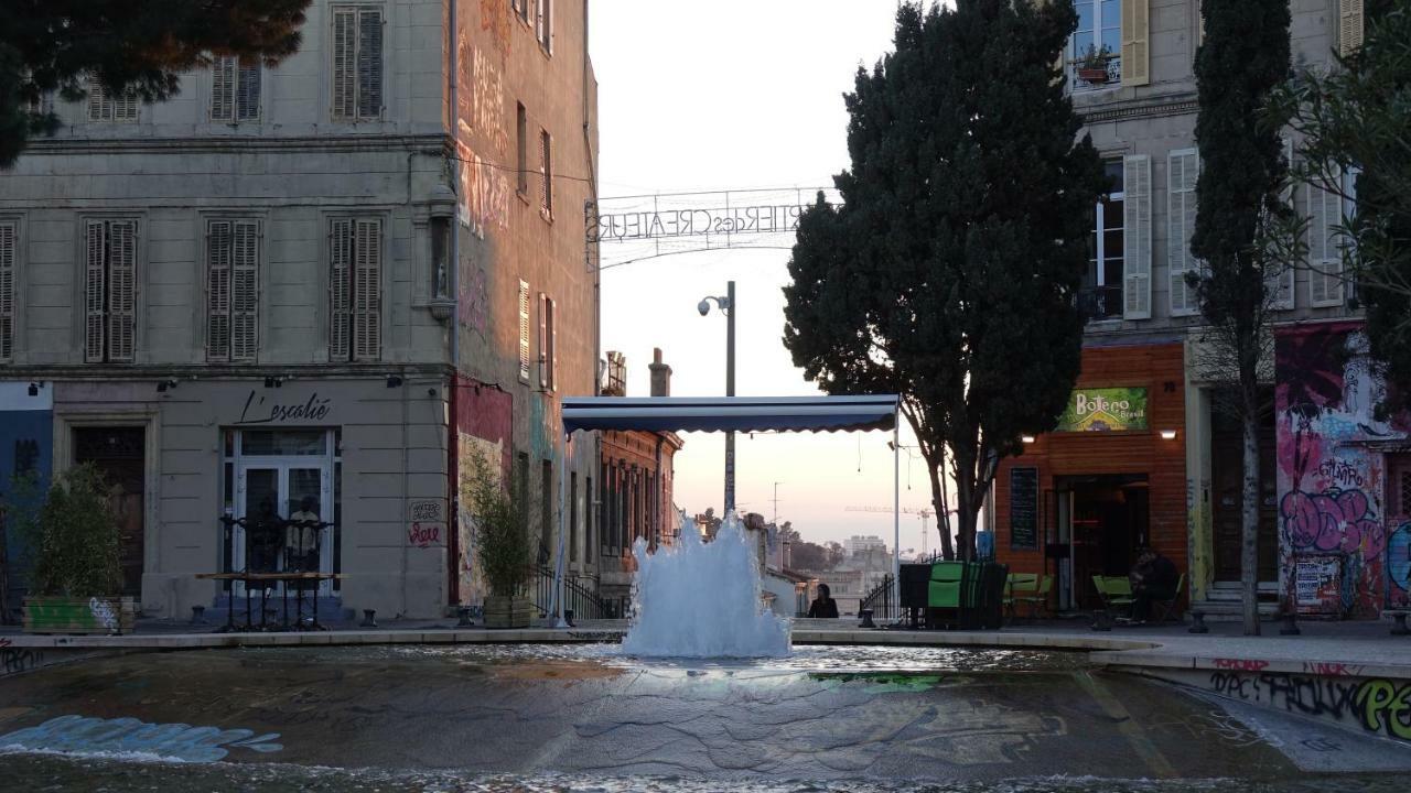 Quartier Des Createurs "La Plaine Cours Julien" Chambre Privee Dans Appartement Menage Frequent Des Parties Commune マルセイユ エクステリア 写真